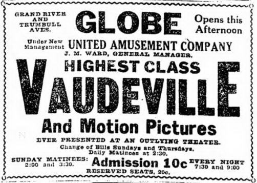 Globe Theatre - 8-18-1912